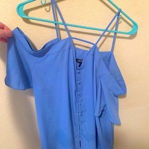 EUC Cold-Shoulder Strappy Top